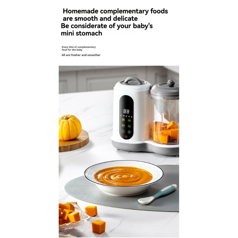 Baby Food Blender And Steamer - [NEW!N92R】 Automatic Baby Food Maker-Multi-Function Steamer
