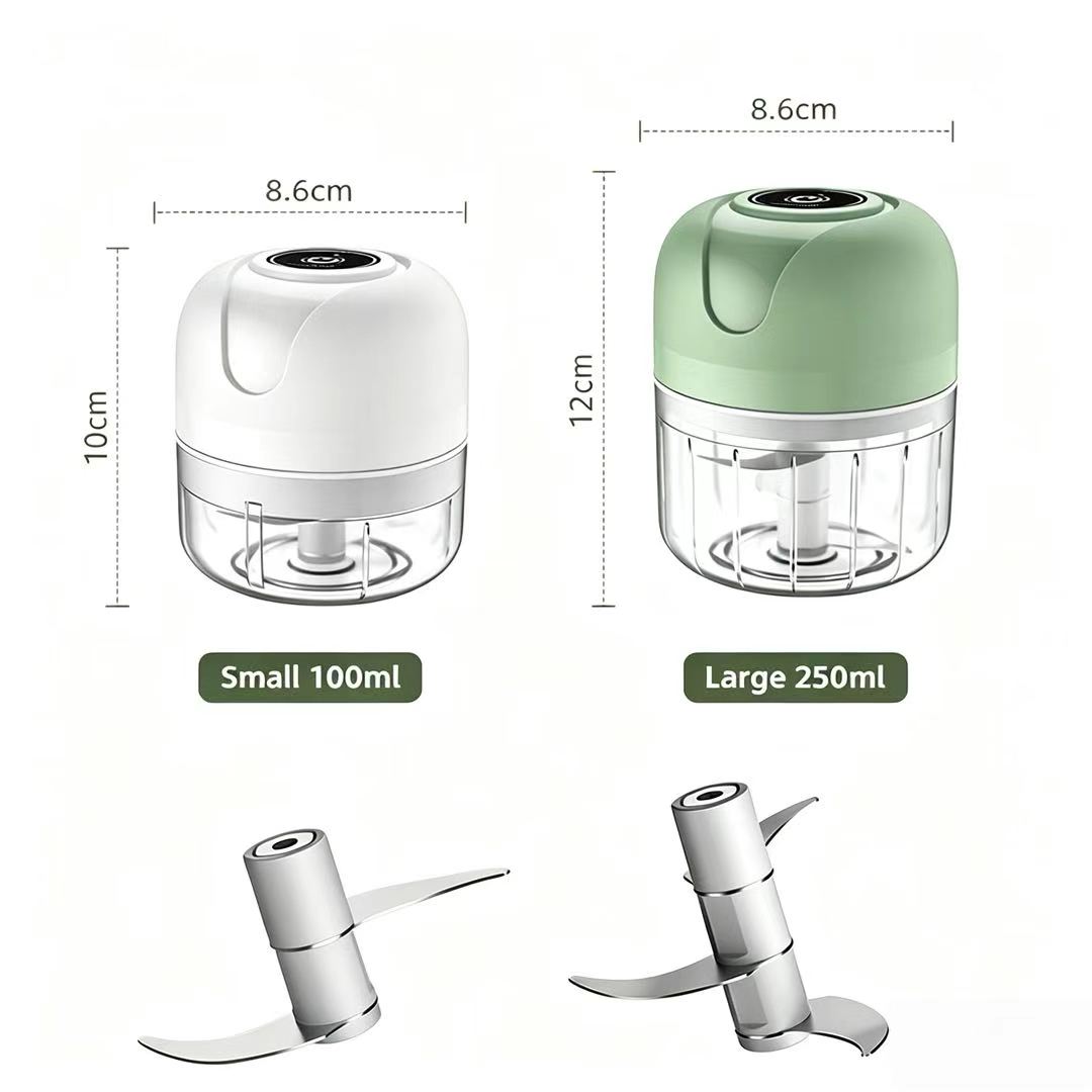 Baby Food Vegetables - 23W USB Rechargeable Electric Garlic Chopper