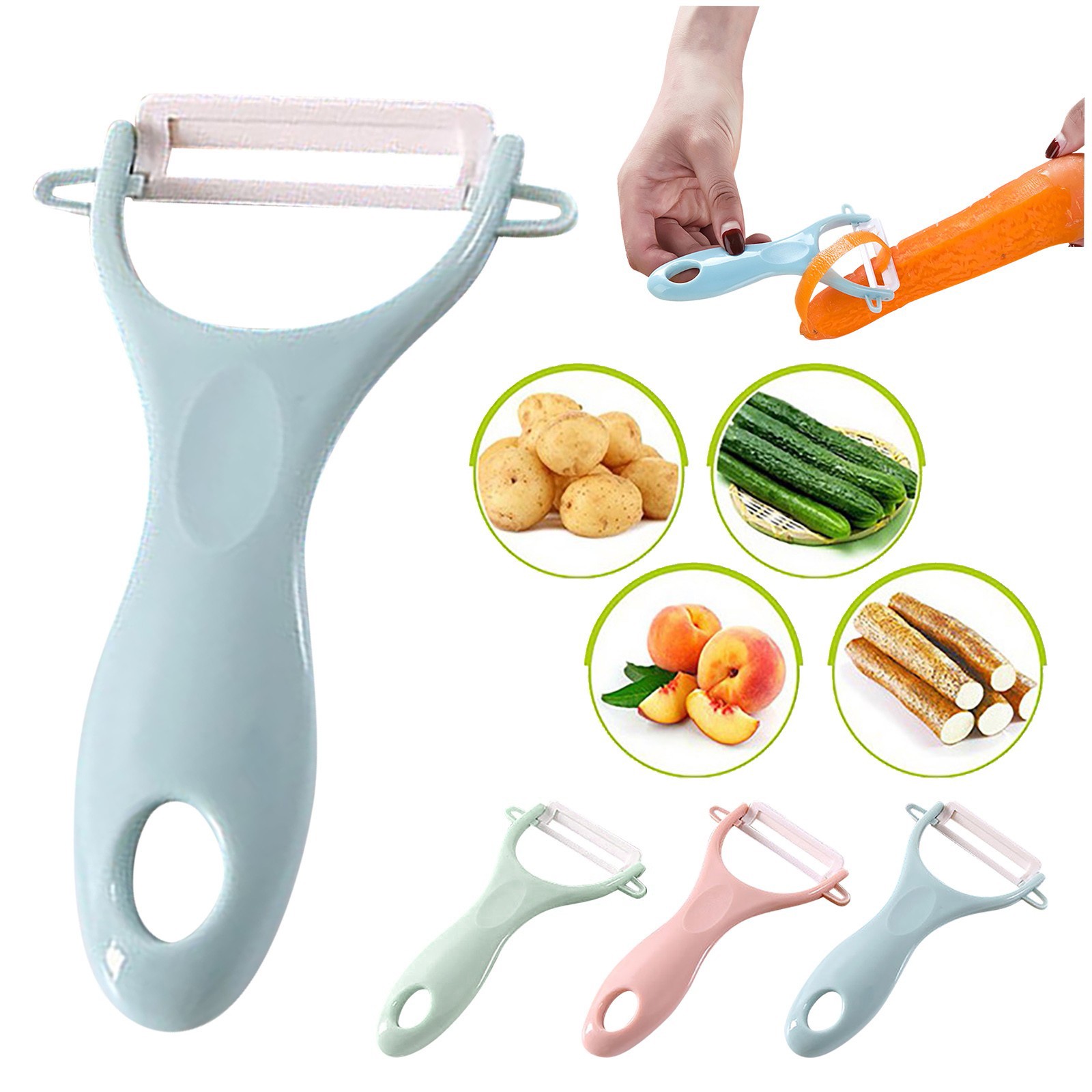 Baby Food Vegetables - Ceramic Creative Peeler Practical Multi-function Children