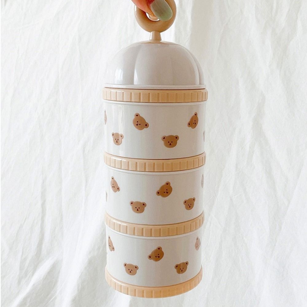 Baby Food Dispenser - 3 Layers Baby Milk Powder Box