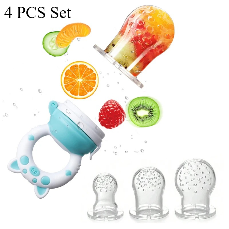 Baby Food Vegetables - 4pcs/set Silicone Fruit & Vegetable Feeder
