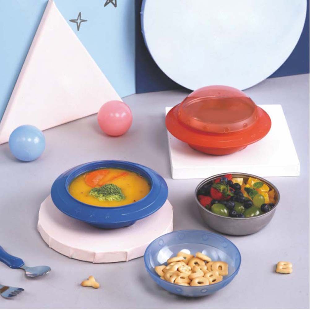 Baby Rice Food - 1Pcs Stainless Steel Insulated Bowl Double