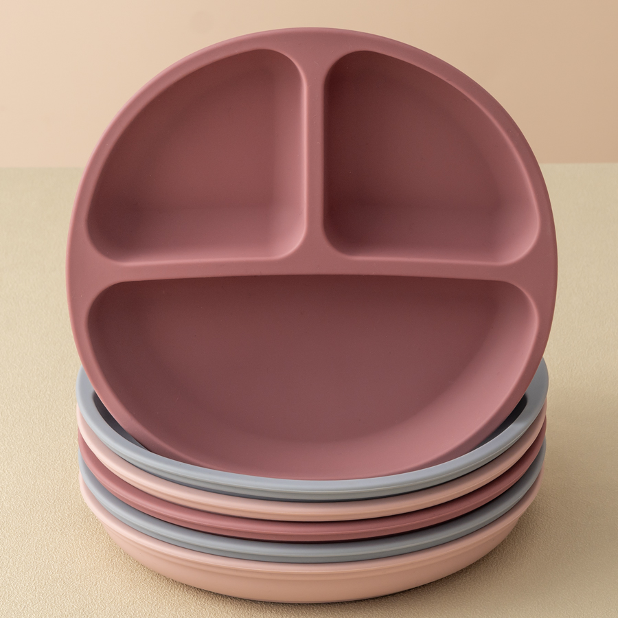 Baby Food Chopper - 1PCS Baby Sucker Silicone Dining Plate
