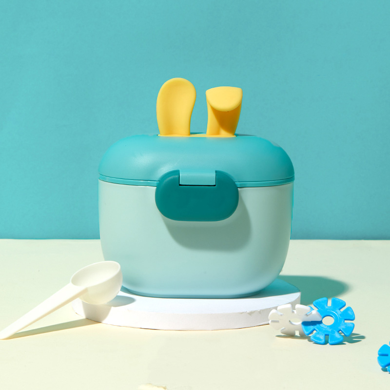 Baby Food Dispenser - New Silicone Rabbit Ear Formula Dispenser,