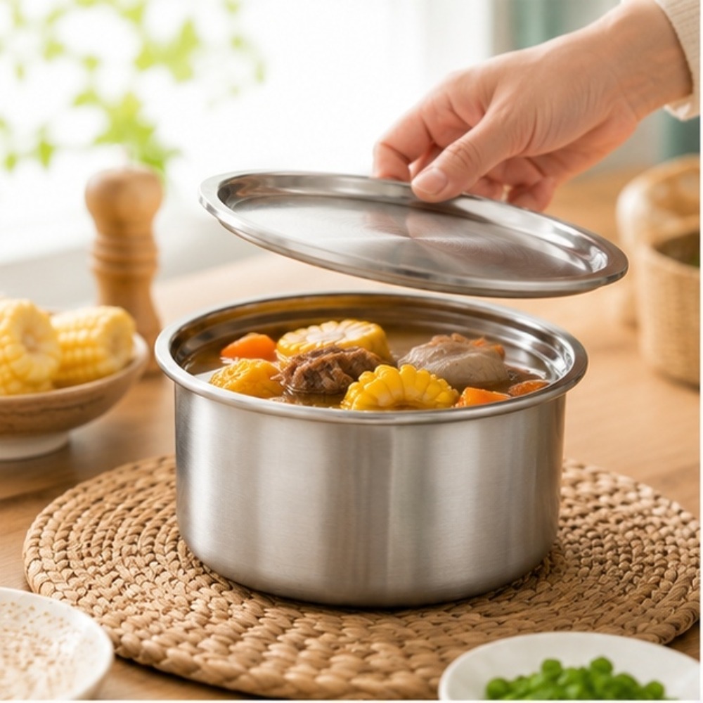 Baby Food Kids - 304 Stainless Steel Ramekin with Lid
