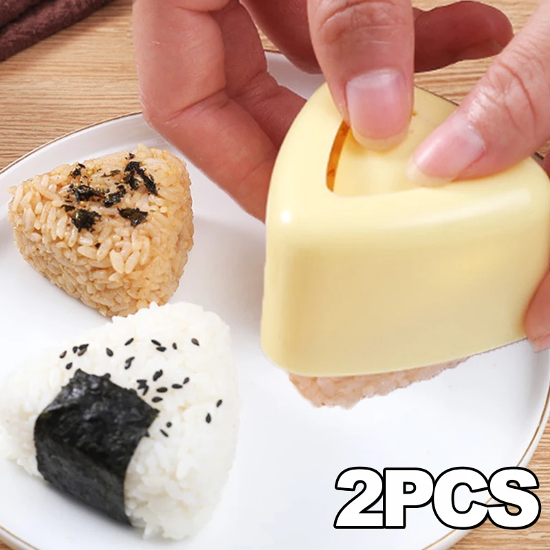 Baby Rice Food - 1/2Pcs Triangular Plastic Sushi Mold Onigiri