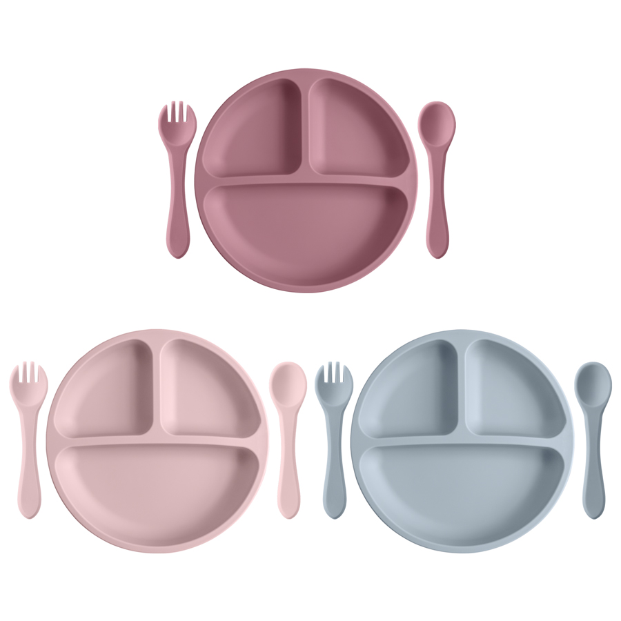 Baby Food Chopper - 3PCS Children's Tableware Set Baby Eating