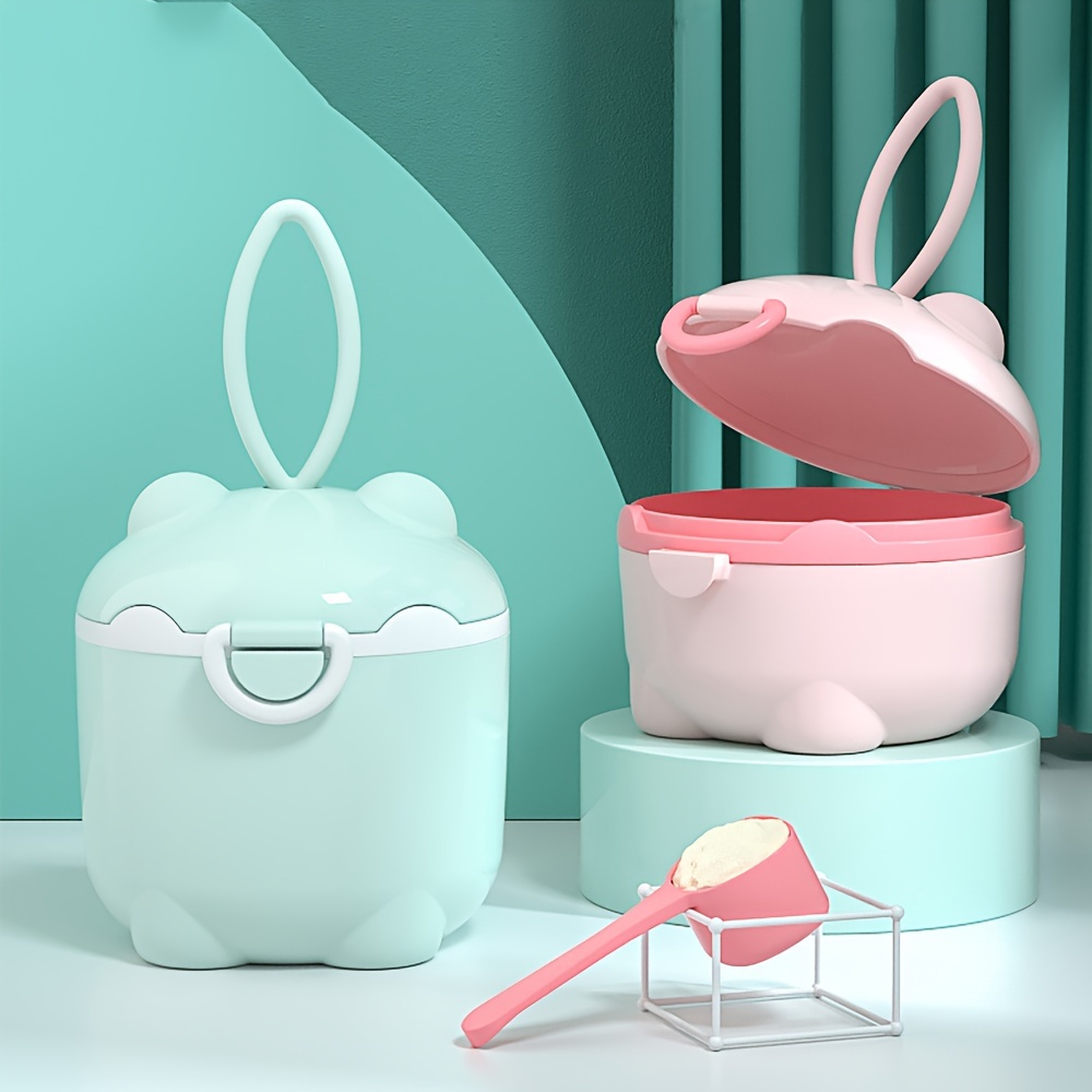 Baby Food Dispenser - 1pc Portable Four-Layer Milk Powder Box,