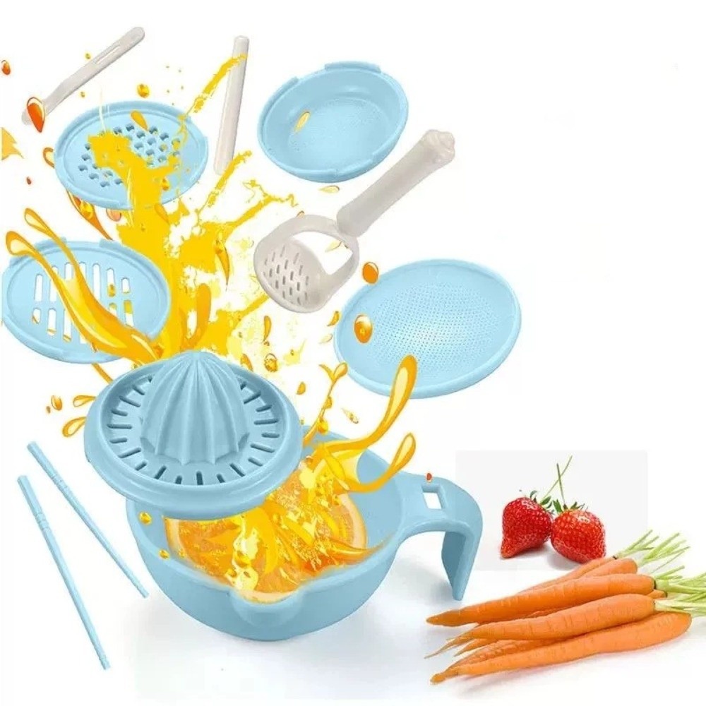 Baby Food Vegetables - Solid color Baby Food Grinding Bowl