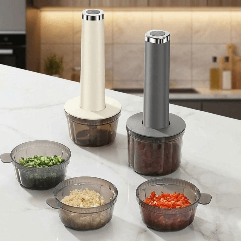 Baby Food Chopper - Plastic Electric Meat Grinder Powerful Motor