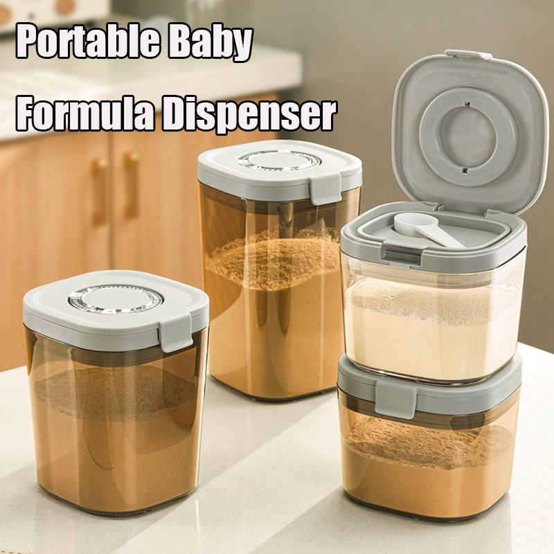 Baby Food Dispenser - Moisture-proof Baby Food Storage Box With