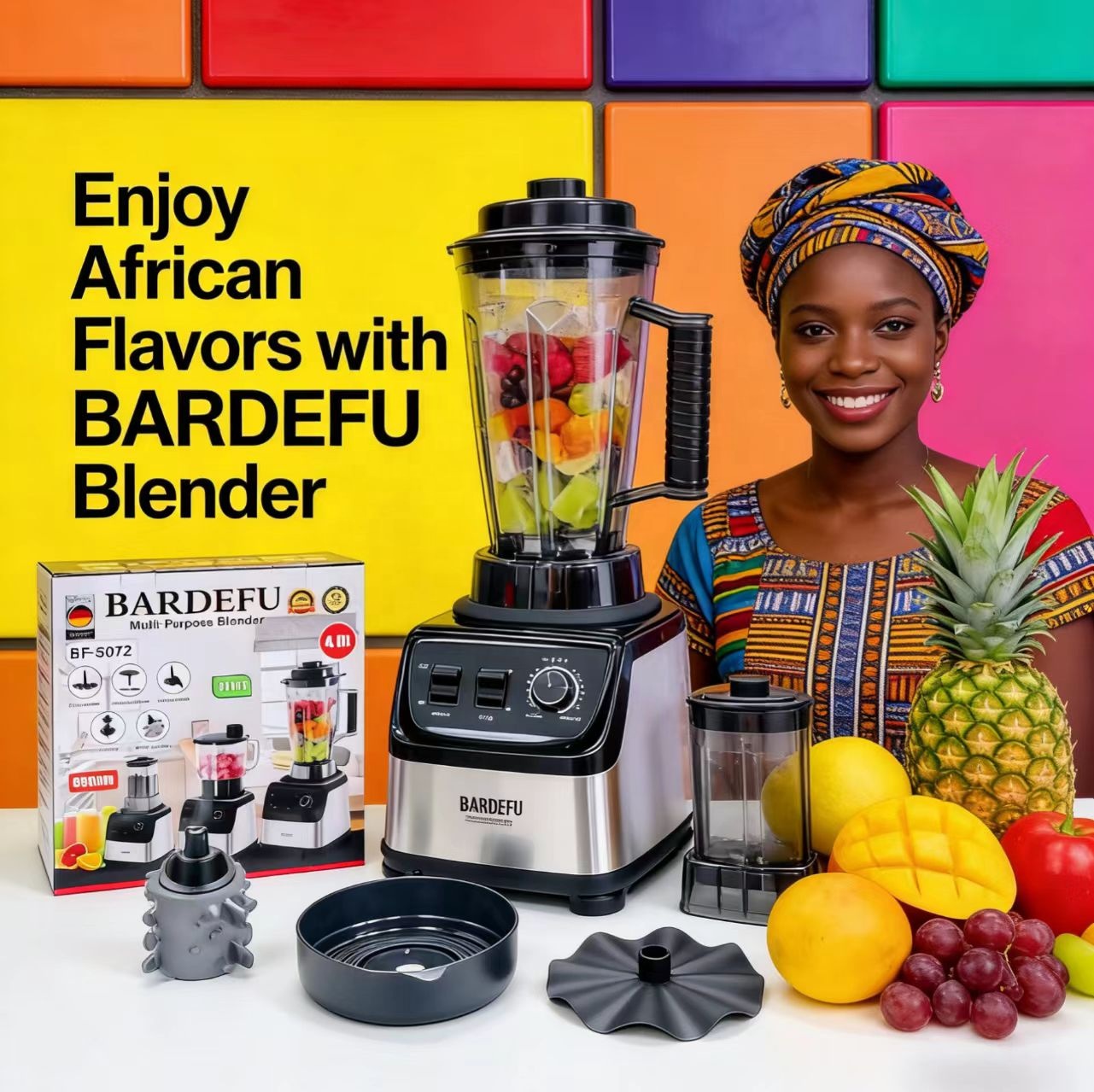 Multifunctional Juicer Stainle - Baby Food Blender And Steamer recension och pris