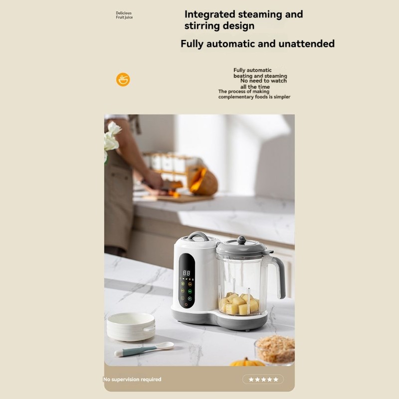 [NEW!N92R】 Automatic Baby Food - Baby Food Blender And Steamer recension och pris