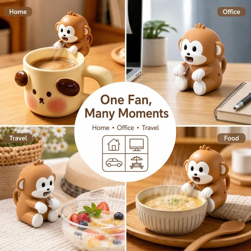 Portable Monkey Shaped Food Co - Baby Food Kids recension och pris