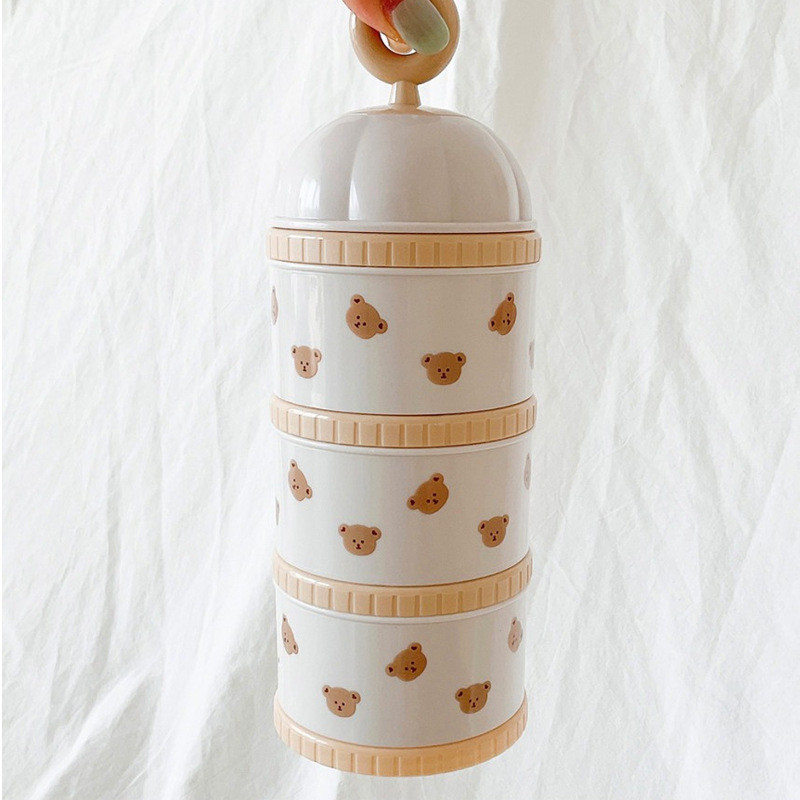 Cute Bear Milk Powder Box Baby - Baby Food Dispenser recension och pris
