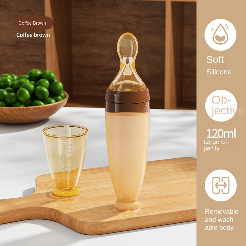 Safe Useful Silicone Baby Bott - Baby Rice Food recension och pris