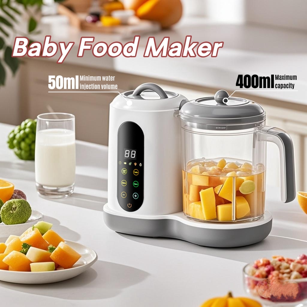Multifunctional Baby Food Make - Baby Food Blender And Steamer recension och pris