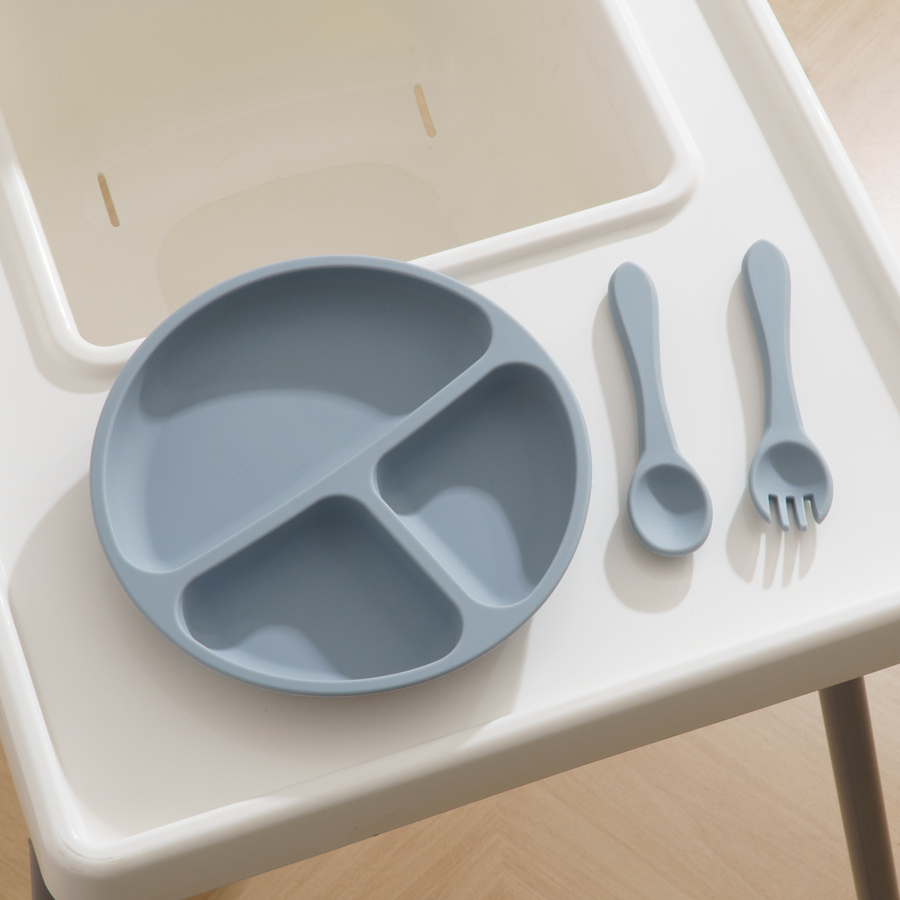 3PCS Children's Tableware Set  - Baby Food Chopper recension och pris