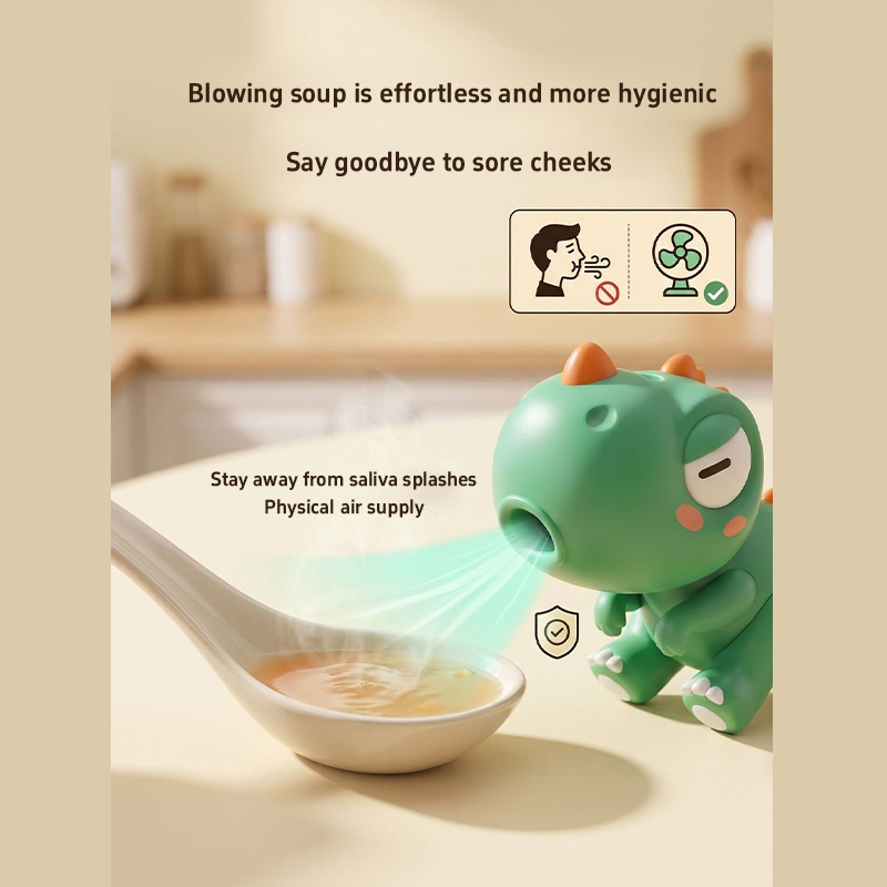 Cute Elephant Blowing Mini Fan - Baby Food Kids recension och pris