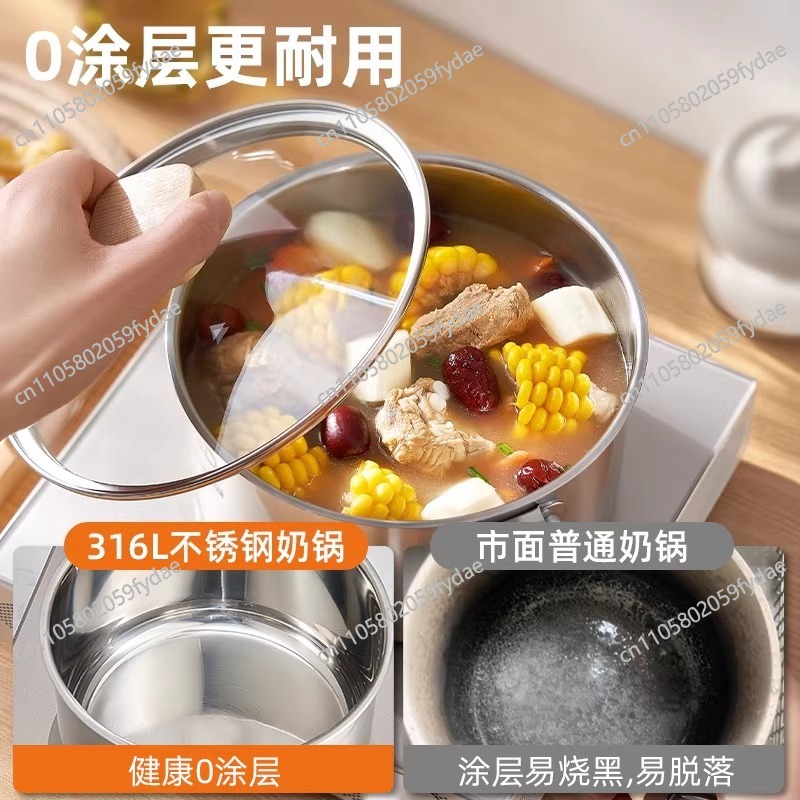 316L Stainless Steel Milk Pot  - Baby Food Instant recension och pris