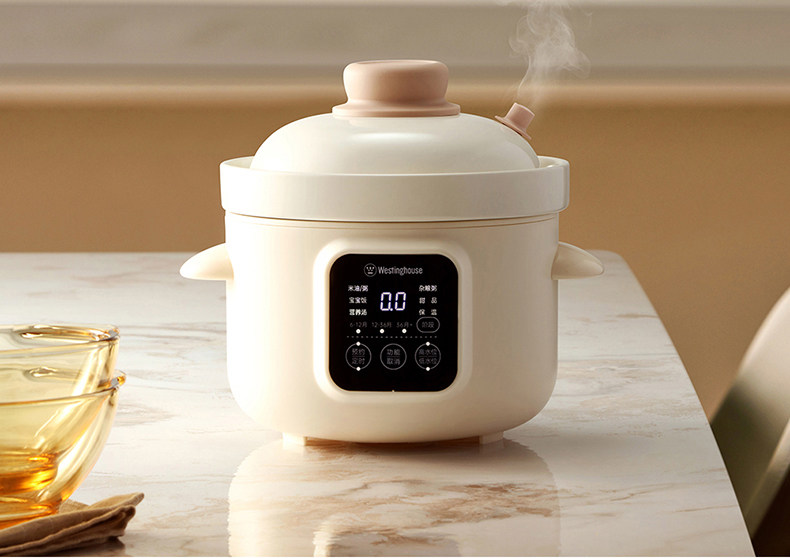 Electric stew pot, micro-press - Baby Rice Food recension och pris