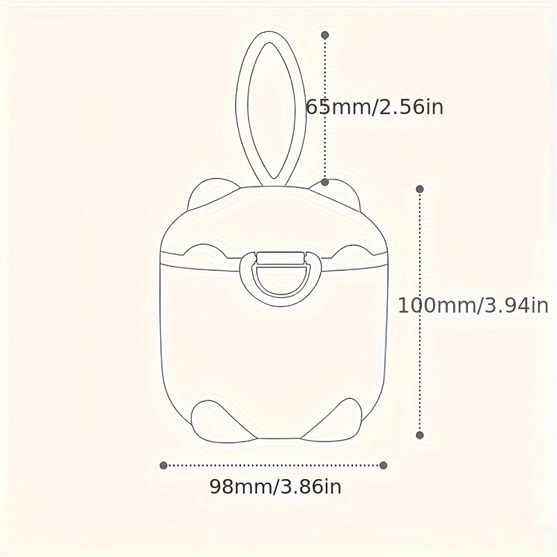 1pc Portable Four-Layer Milk P - Baby Food Dispenser recension och pris