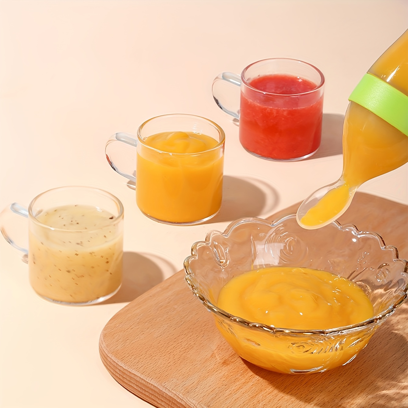 9pcs Feeding Cutlery:1 Silicon - Baby Rice Food recension och pris