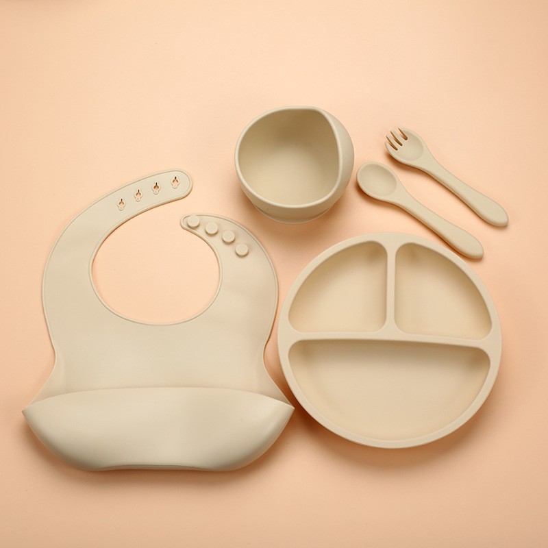 5Pcs Silicone Baby Feeding Set - Baby Food Chopper recension och pris