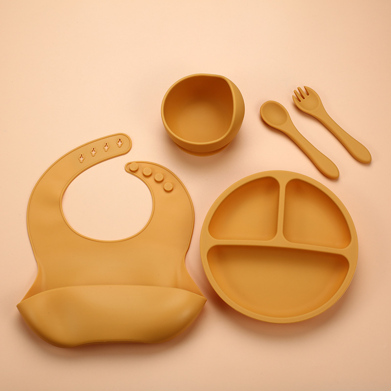 5Pcs Silicone Baby Feeding Set - Baby Food Chopper recension och pris