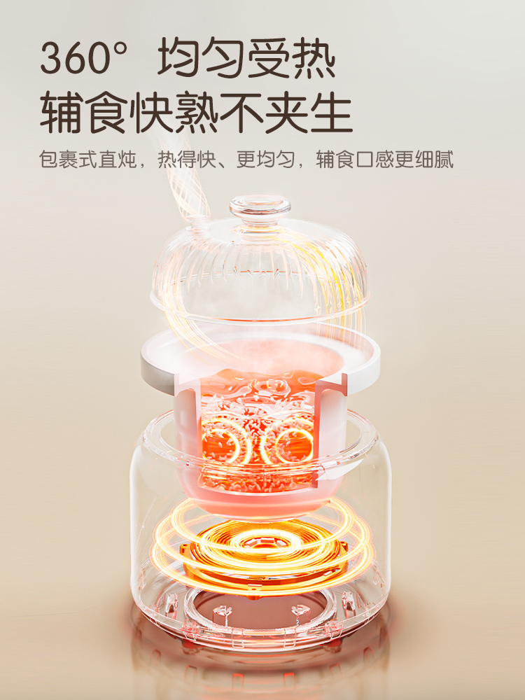 Jiuyang micro-pressure BB pot  - Baby Rice Food recension och pris